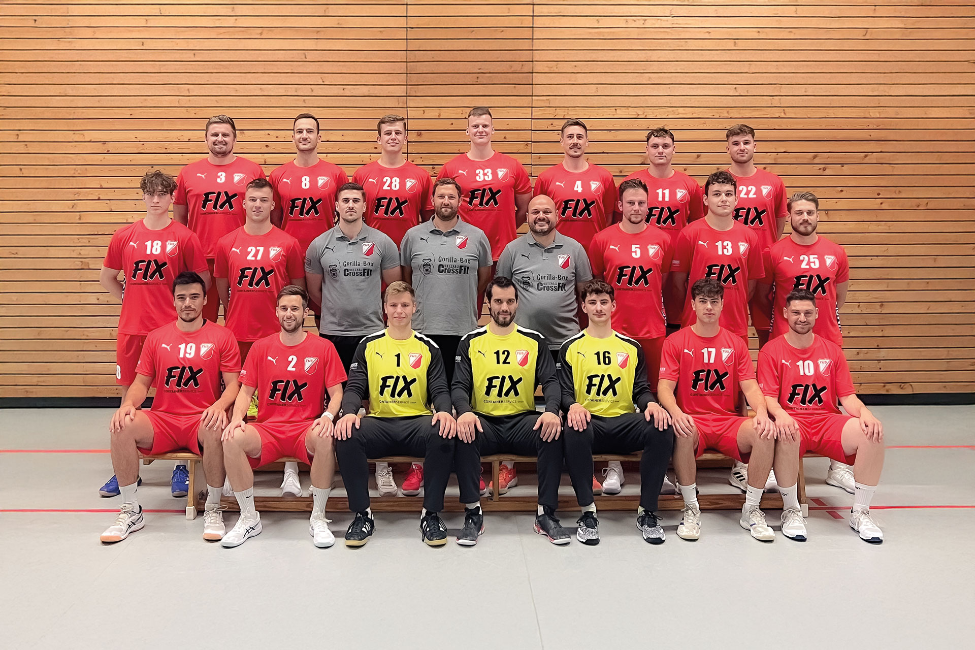 Mannschaftsbild Herren 2 TuS Schutterwald - die roten Teufel der Ortenau - Verbandsliga Saison 2025/26